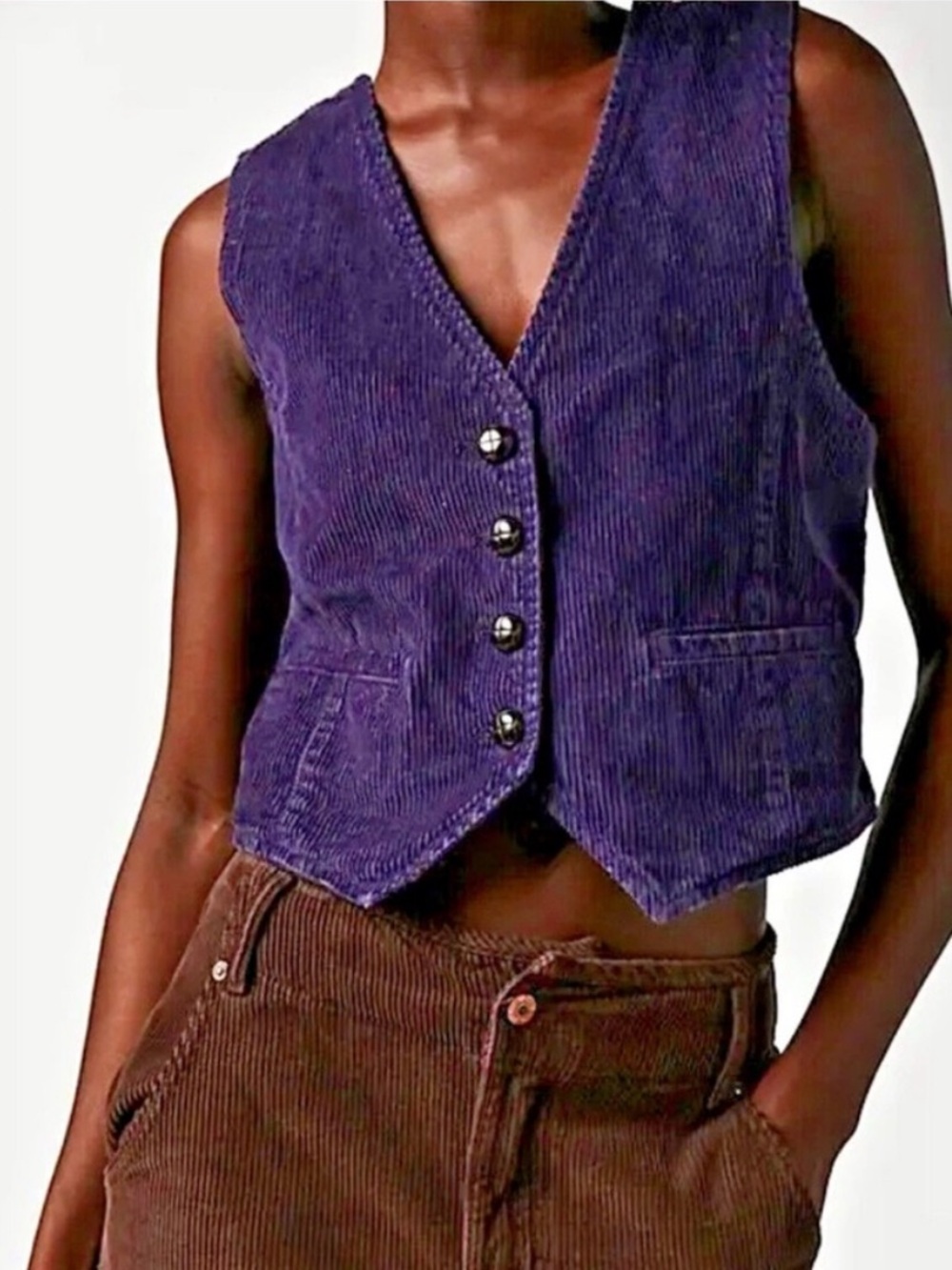 WE THE FREE CHARLEY CORD VEST NWT
